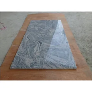 浴室地板花园乡村瓷砖60x60中国朱巴拉那波浪纹理天然多色花岗岩瓷砖