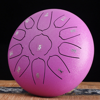 8-inch 11 Tone Steel Tongue Drum Decompression Drum Children's Musical Instrument 11 Tone Steel Tongue Drum