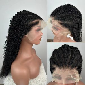 Perruques frontales en dentelle 13x4 Letsfly Hair personnalisées, tresses bouclées crépues, pré-épilées, cheveux naturels, 18-32 pouces, vente en gros de cheveux humains - Product Image 4