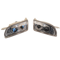 Feux avant de modification LED pour Toyota Corolla Ae110, fond blanc, lentilles Angel Eyes, phares 1998 1999 2000, paire
