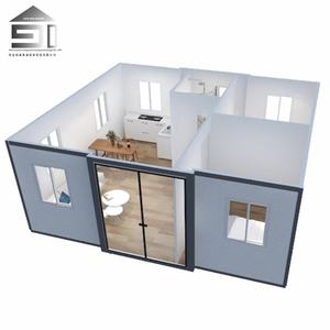 リビングヴィラ<span class=keywords><strong>3</strong></span>ベッドルームポータブルモバイル小さな家プレハブ拡張可能防水リビングルーム工場直販 - Product Image 3