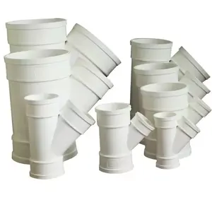 High quality drainage plastic 5 inch pvc pipe y conector water fittings Reducing Y Tee