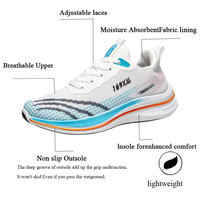 Vente en gros de nouvelles chaussures de printemps tissées à la mode pour hommes, chaussures en maille respirantes polyvalentes et décontractées pour adolescents