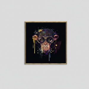 Printed <b>Canvas</b> Artwork: Modern Animal Decor - Elegant Wall Art,GOLD <b>FRAMED</b> <b>CANVAS</b> - Product Image 2