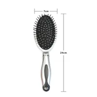 Peigne à coussin d'air démêlant en plastique pour cheveux bouclés mouillés et extensions capillaires – Outil de coiffage professionnel