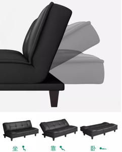 Small Apartment <b>Sofa</b> Living Room New Rental Property Shop Bedroom Office <b>Folding</b> Leather <b>Sofa</b> <b>Bed</b> for Cats - Product Image 5