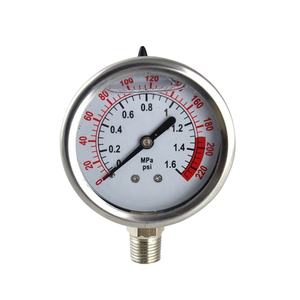 มาตรวัดความดันบรรจุของเหลวสแตนเลส Y60-BG490 - Product Image 3