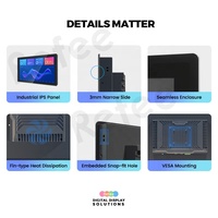 PC industriel sans ventilateur intégré de 10, 15, 17, 19, 21, 24 pouces, tablette tactile étanche Android, écran IP65, écran tactile capacitif 10 points