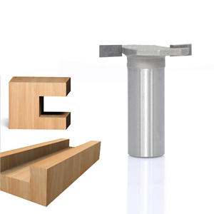 ดอกเราเตอร์เซาะร่อง T-Slot และ T-Track ขนาด 1/2 นิ้ว ความยาวตัด 5/32 นิ้ว หัวคาร์ไบด์ สำหรับงานไม้ เครื่องมือกัด - Product Image 1