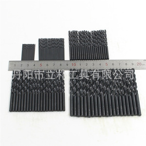 Twist Drill Bit Set 100pc 1mm 2mm 3mm 4mm 5mm Black Oxide High Speed Steel Metal Drilling - Product Image 2