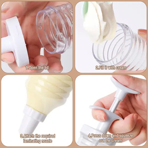 Juego de 9 Inyectores para Decorar Pasteles, Herramientas para Glasear, Boquillas de Plástico para Decorar Pasteles, Juego de Boquillas para Hornear - Product Image 5