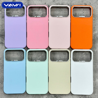 Funda Magnética de Silicona Antideslizante VAWI S124 Wave Point para iPhone 18 17 16 Pro Max con Forro Interior Antigolpes y Suave