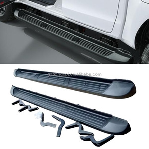 Marchepieds latéraux de luxe en alliage d'aluminium/acier pour Hilux Revo <span class=keywords><strong>Rocco</strong></span> 2016-2024, fixation par vis pour pare-chocs 4x4, accessoires - Product Image 2