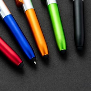 Support de téléphone multifonctionnel promotionnel pour le sport, lampe LED pliable haute luminosité avec stylo à bille, largeur d'écriture 1,0 mm - Product Image 2
