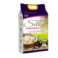Sacs d'emballage pour riz en nylon plastique à fond plat refermables, résistants à l'humidité, imprimés sur mesure Jingran Z013, multi-tailles, 2 kg, 5 kg, 10 kg pour