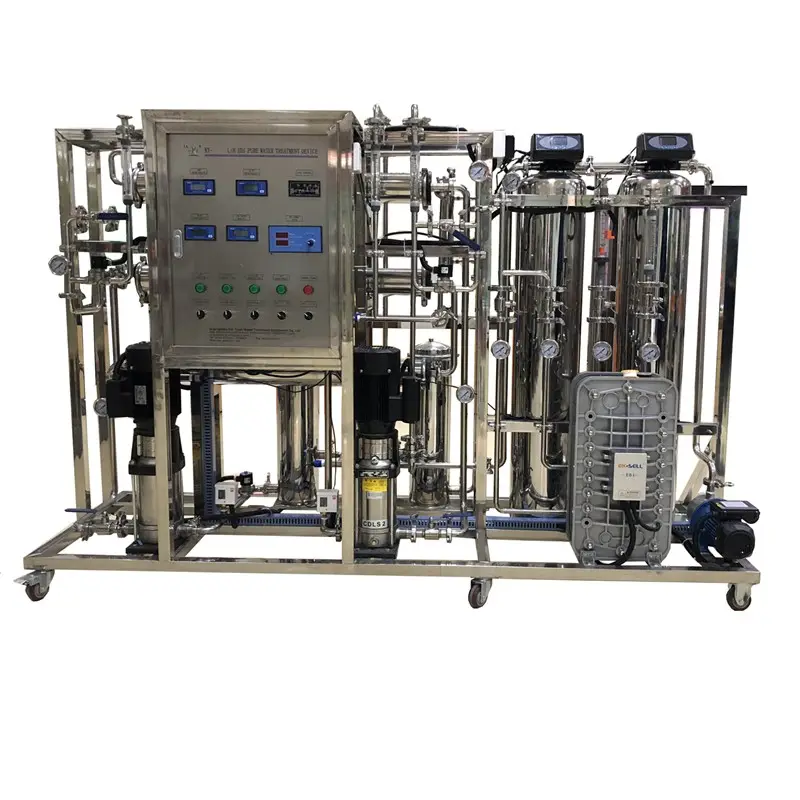 250lph đầy đủ thép không gỉ lọc máu xử lý nước bạch kim lọc nước Ionizer EDI siêu máy làm nước tinh khiết
