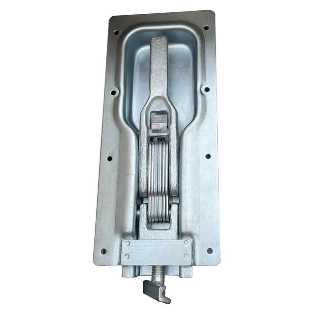 Zinc-Plated Steel Recessed Latch Lock With T Bolt Truck Trailer Tailgate Latch Lock