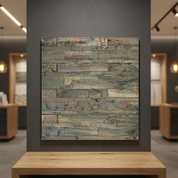 Échantillon de panneau mural 3D en PVC, moderne, minimaliste, ignifuge, imperméable, revêtement décoratif en pierre, motif géométrique, pour la maison et la salle de sport