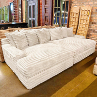 Nouveau canapé moderne compressible sous vide Guifei, grand fauteuil lounge, structure sans squelette, canapé en tissu éponge haute densité pour salon