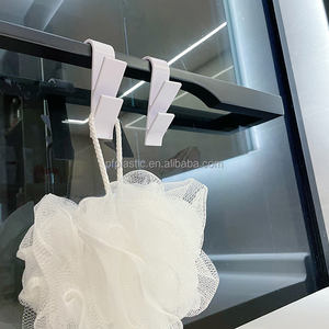 Crochets de porte multifonctionnels en plastique ABS blanc Crochet de <span class=keywords><strong>radiateur</strong></span> pour salle de bain et cuisine Suspension de vêtements - Product Image 6