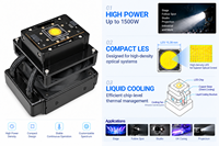 Module LED COB refroidi par liquide personnalisable 800W 17,13 mm LES pour projecteur de scène et éclairage professionnel