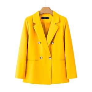 2026 Einfarbiger Damen-Strickblazer - Langarm Slim Fit Einreihiger Knopfverschluss Übergröße Bürodame - Product Image 6