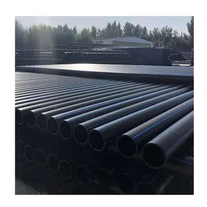 Large Size Diameter High Quality Low Price Black Pe Plastic Hdpe Water Pipe With Great Working Pressures