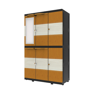 El armario portátil Mega MSC cuenta con un elegante espejo, almacenamiento multifuncional y un diseño duradero, perfecto para un guardarropa organizado y con estilo. - Product Image 4
