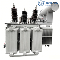 Transformateur immergé dans l'huile série S, 3000-5000 kVA, usage intensif, 6-11 kV vers 0,4 kV, durable, norme IEC pour raccordement au réseau national