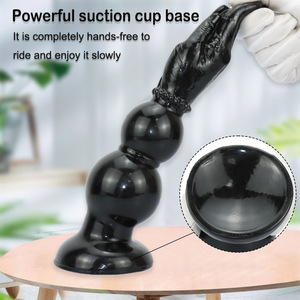 Dildo souple perlé extra-large imperméable avec sensation de toucher réel et design écologique pour le sexe <span class=keywords><strong>anal</strong></span> masculin - Jouet <span class=keywords><strong>anal</strong></span> en forme de bras factice - Product Image 2