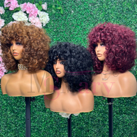 Perruque de Gros SDD Cheveux Humains Bouclés Faite à la Main Densité Maximale, Cheveux Vierge Indiens Bruts Aligné Cuticule Fournisseur