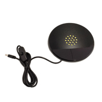 BOSHI Ultra lumineux Grand Rond acrylique noir blanc lumières led lumière cristal affichant base artisanat