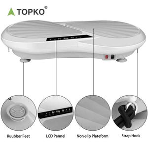 Topko Chất Lượng Cao Đốt Cháy Chất Béo Chân Shaker Máy Rung Máy Tập Thể Dục Đa Chức Năng Rung Chất Béo Giảm Máy - Product Image 3