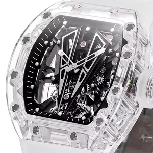 New Tourbillon <b>Watch</b> Men's Luxury Automatic Mechanical <b>Watch</b>, Sapphire Crystal Transparent Case, RM27-03Fashion Hollowed-OutWris - Product Image 3