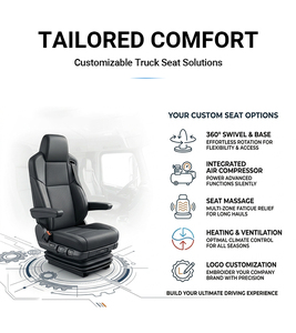Siège conducteur <span class=keywords><strong>pour</strong></span> <span class=keywords><strong>camion</strong></span> lourd avec suspension pneumatique, siège conducteur électrique <span class=keywords><strong>pour</strong></span> Volvo Dongfeng Mercedes-Benz Toyota Sinotruk Howo - Product Image 4