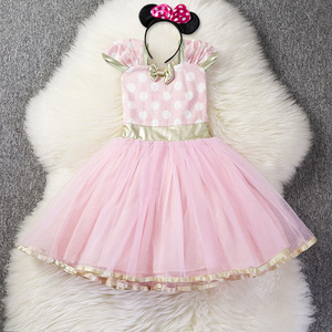 Costumi di Halloween per bambini abbigliamento per spettacoli per bambini <span class=keywords><strong>Minnie</strong></span> maglia ragazza abito da principessa graziosi Tutu abiti per ragazze bambini - Product Image 3