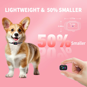 Wasserdichtes rosa Anti-<span class=keywords><strong>Bark</strong></span>-Halsband für kleine Hunde 7-stufige Empfindlichkeit 3-einstellbare Modi Beep Vibration Shock-<span class=keywords><strong>Free</strong></span> - Product Image 5