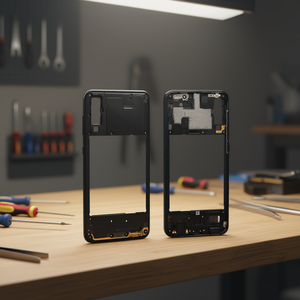 Pour Samsung Galaxy A50 2019 A505F Boîtier Arrière Noir en ABS Pièce de Remplacement - Product Image 3