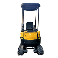 Livraison gratuite du plus petit arbre super micro hydraulique petite pelleteuse mini pelleteuse EPA EURO 5 mini ensacheuse