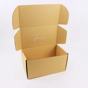 Boîte d'emballage d'expédition à capuche Emballage postal en papier kraft ondulé