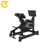 Machine à fessiers et à fessiers-hanches professionnelle à charge libre en métal, pour usage commercial, direct usine, avec sécurité renforcée pour la musculation des fessiers et des jambes