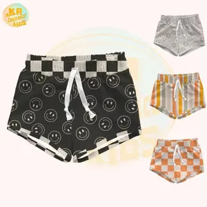 Wholesale Baby Boys Happy Face Board Shorts Baby Swim Trunks Swimsuits Boys Swim Shorts For Summer