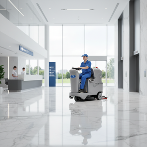 CleanHorse X4 2026 Newest Ride on <b>Floor</b> Scrubber Flexible Operation for Concrete <b>Floor</b> <b>Cleaning</b> Scrubber <b>Machine</b> Ride-On Design - Product Image 4