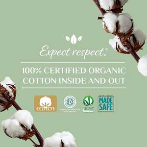 Toallas Sanitarias de Algodón 100% Orgánico Certificado, Flujo Abundante y Moderado, Toallas Femeninas - Product Image 4