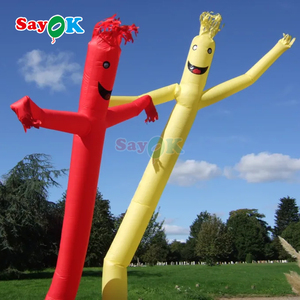 Sayok Marionnette gonflable personnalisée en forme d'épouvantail, danseur aérien, ballon gonflable avec souffleur - Product Image 4
