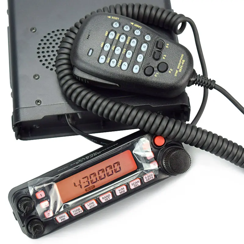 50W Dual Band Universal Mobil Radio Stasiun Radio Comunicador De Longo Alcance 50Km Yaesu FT-7900R