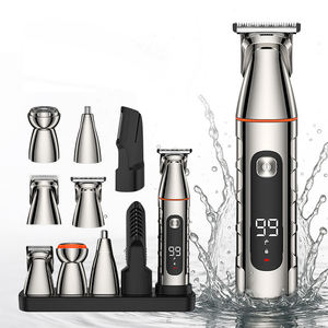 LK-892 Juego de Cortadoras de Pelo Inalámbricas Recargables Ultra Silenciosas Profesionales para Barberos con Pantalla LCD de Memoria y Cuchillas de Corte sin Fricción - Product Image 1