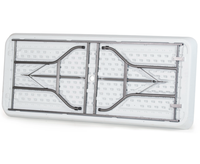 Table de refroidisseur de glace portable en HDPE blanc de 6 pieds en gros pour une fête intérieure et extérieure