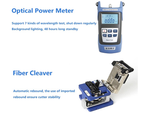 Alet kutusu ile Fiber optik optik güç ölçer cihazı ve görsel hata lazer kalem aracı kiti - Product Image 3