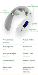 2025 Original <span class=keywords><strong>Shiatsu</strong></span> Vértebra Cervical Masajeador de cuello y hombros Nuevo <span class=keywords><strong>Mini</strong></span> Masajeador de pulso eléctrico <span class=keywords><strong>Shiatsu</strong></span> - Product Image 2